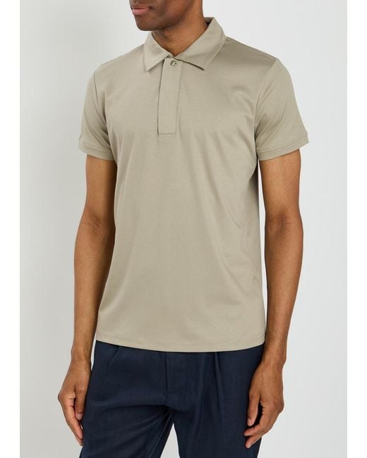Raith Natural Santi Mercerized Cotton Polo Shirt for men