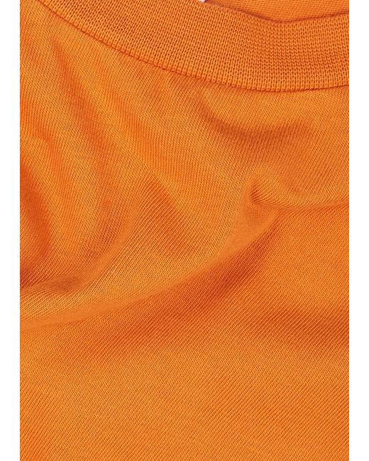 COLORFUL STANDARD Orange Cotton T-Shirt for men