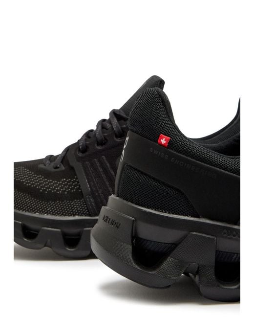 On Shoes Black Cloudswift X 4 Ad Panelled Mesh-Knit Sneakers