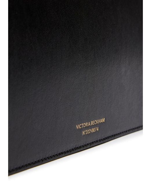 Victoria Beckham Black Dorian Small Grained Leather Top Handle Bag