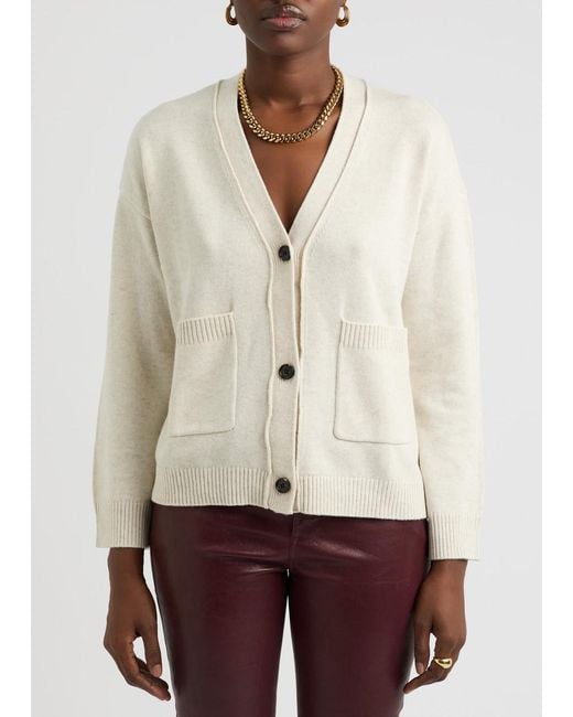 Rails White Lindi Cotton-Blend Cardigan