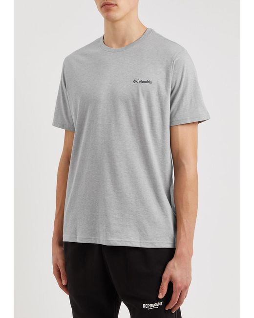 Columbia Gray Rockaway River Cotton-blend T-shirt for men