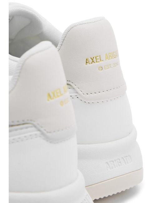 Axel Arigato White Genesis Neo Runner Panelled Nylon Sneakers