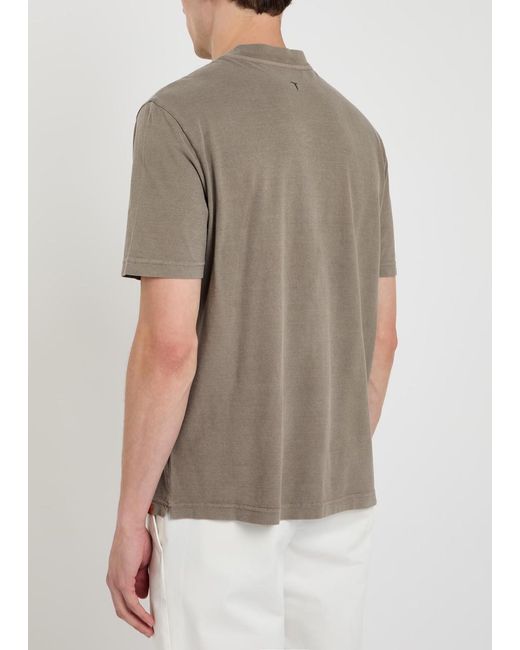 Tod's Gray Cotton T-Shirt for men