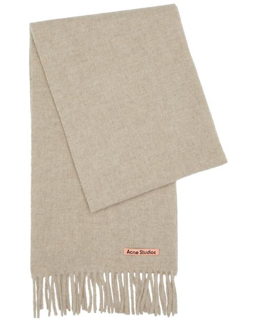 Acne Natural Canada Wool Scarf