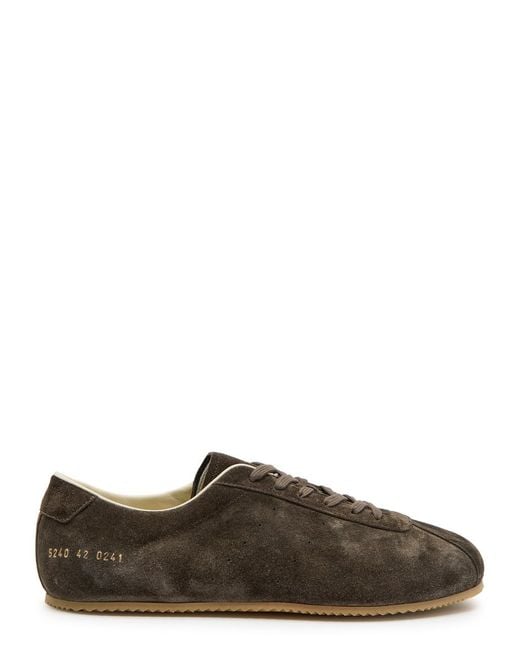 Common Projects Brown Driving Shoe Suede Sneakers for men