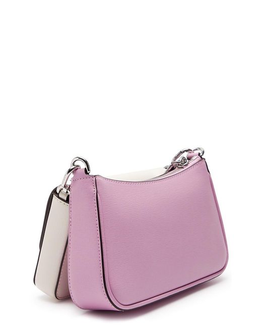 Kate Spade Gray Double Up Colourblocked Leather Cross-body Bag