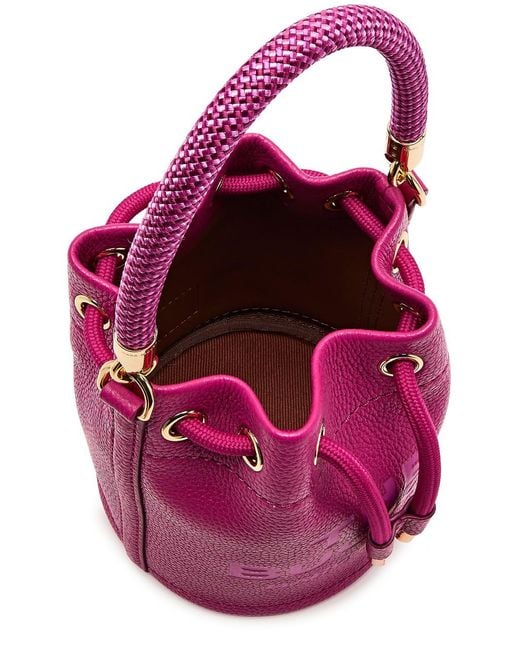 Marc Jacobs Pink The Bucket Mini Leather Bucket Bag