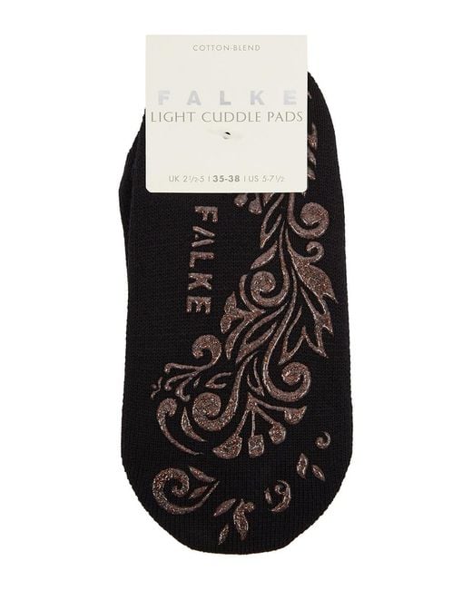 Falke Black Light Cuddle Pads Cotton-Blend Socks