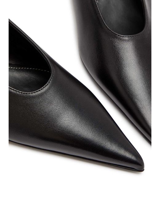 Totême Black 35 Leather Pumps