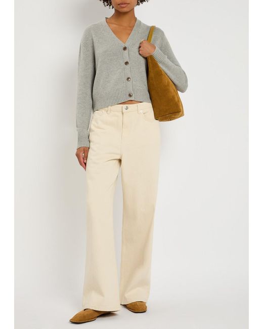 Lisa Yang Gray Marion Cashmere Cardigan