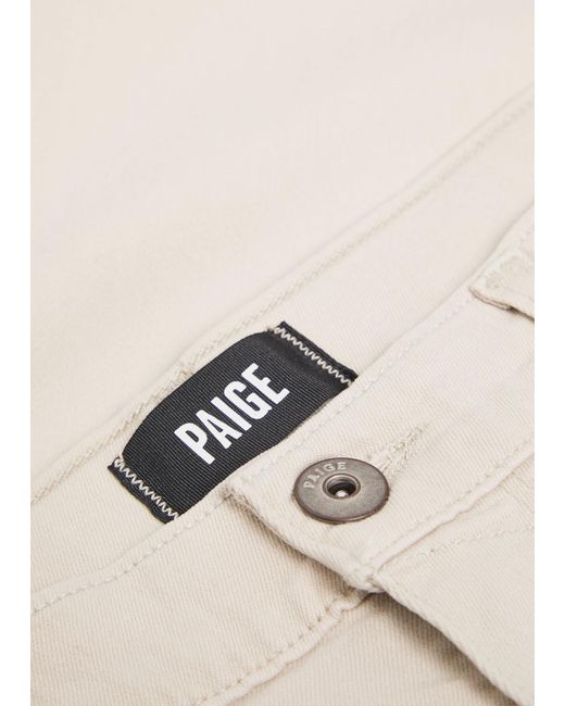 PAIGE Natural Federal Slim Straight-Leg Jeans for men
