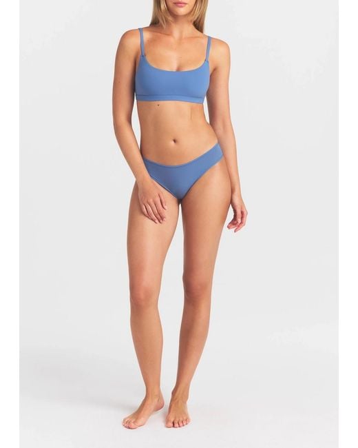 Skims Blue Cheeky Stretch-Jersey Briefs