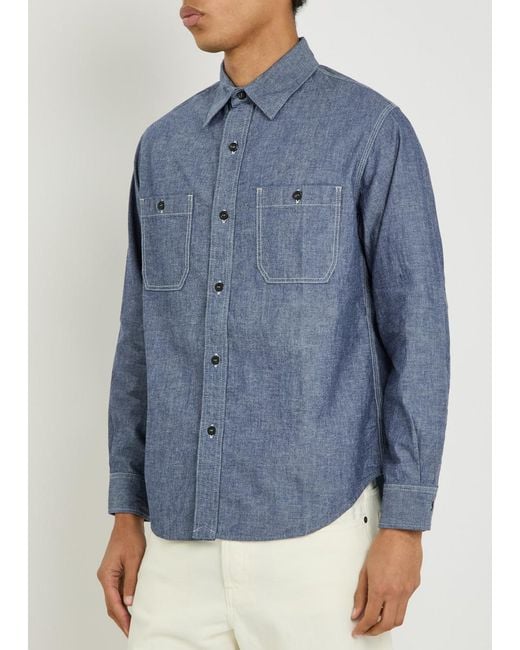 Blue Blue Japan Blue Denim Work Shirt for men