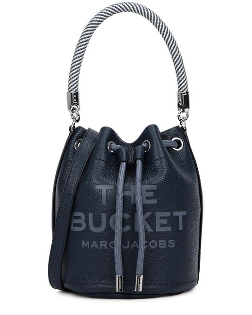 Marc Jacobs The Bucket Grained Leather Bucket Bag in Blue | Lyst
