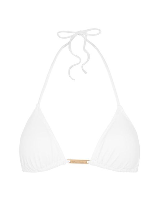 Melissa Odabash White Andorra Halterneck Bikini Top
