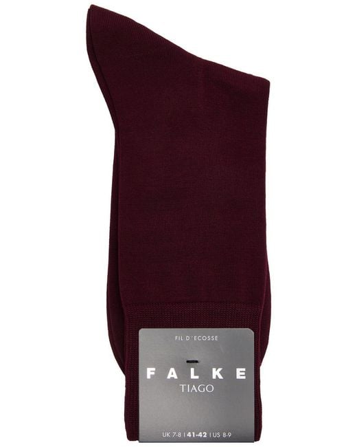 Falke Purple Tiago Cotton-Blend Socks for men