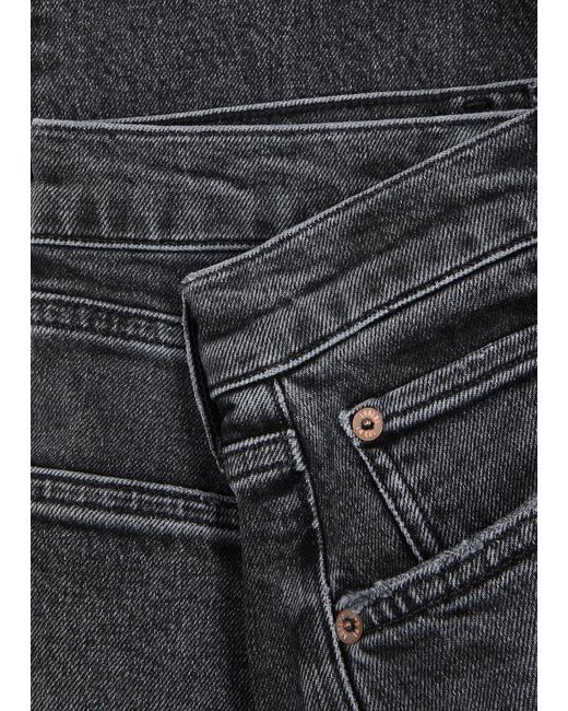 Agolde Blue Stovepipe Straight-leg Jeans