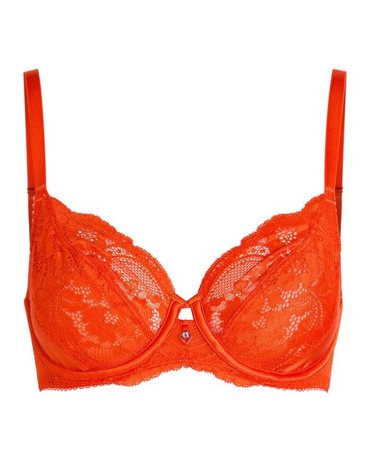 Wacoal Orange Natsuki Lace Underwired Bra