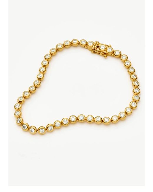 Missoma Metallic Round Tennis 18Kt Vermeil Bracelet