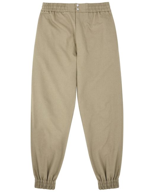 Alexander McQueen Natural Cotton-Canvas Trousers for men