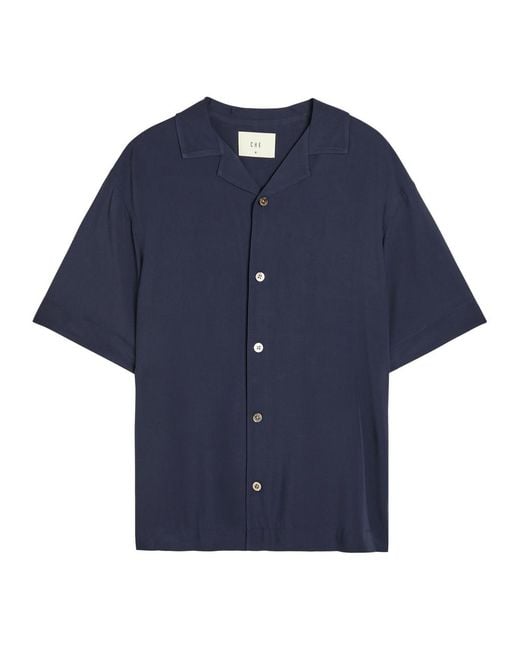 CHE Blue Valbonne Woven Shirt for men