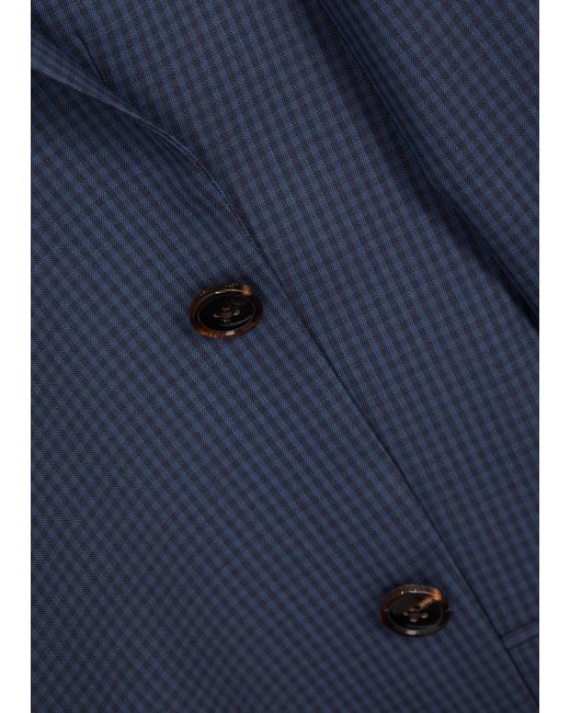 Paul Smith Blue Gingham Wool Suit for men