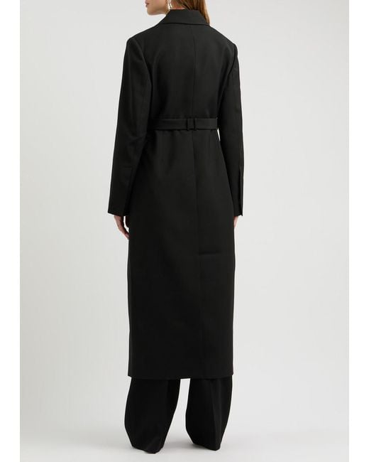 Clea Black Munro Belted Coat