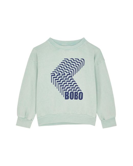 Bobo Choses Blue Kids Printed Cotton Sweatshirt (2-10 Years) for men