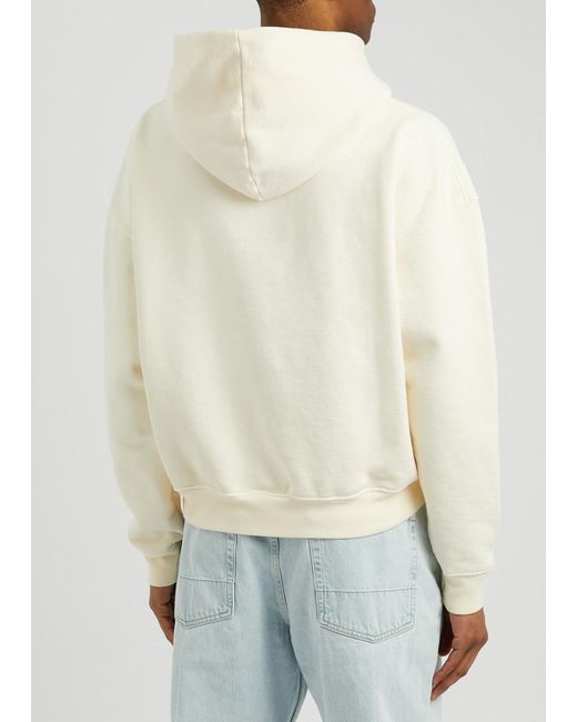 Rhude White St Croix Printed Hooded Cotton Sweatshirt for men