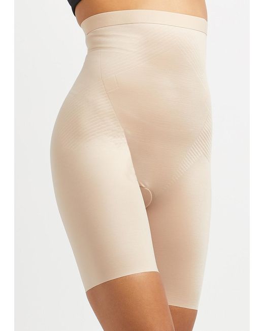 Spanx Natural Thinstincts 2.0 High-waist Mid-thigh Shorts