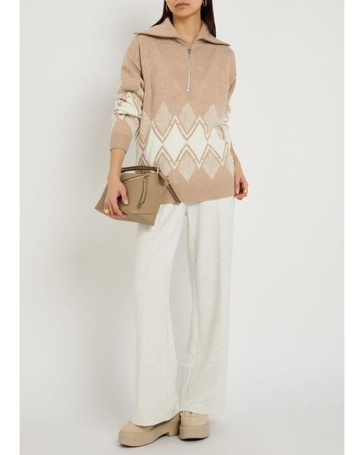 Varley Natural Betty Fair Isle Knitted Jumper