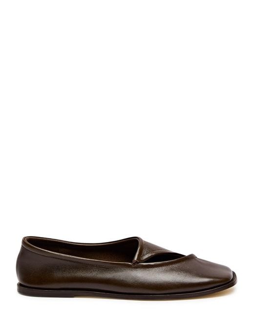 Hereu Brown Petra 2 Leather Flats