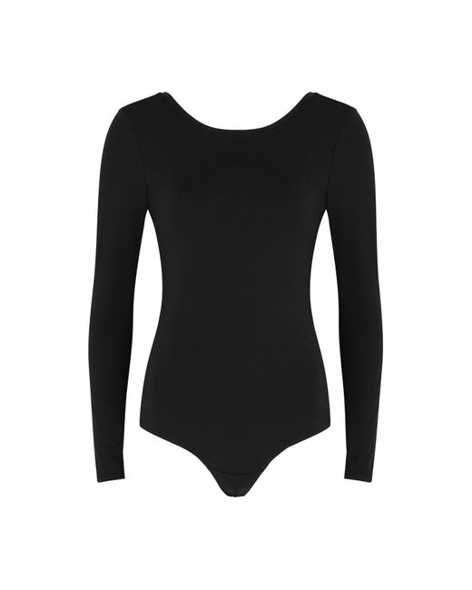 Spanx Black Suit Yourself Stretch-Jersey Bodysuit