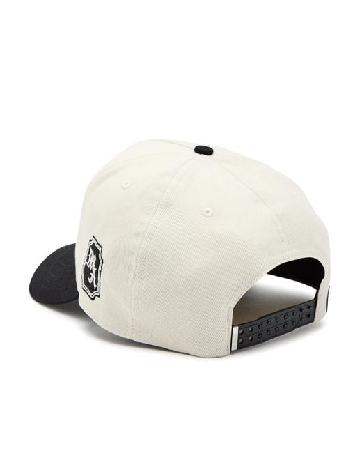 Amiri White Chateau Embroidered Canvas Cap for men