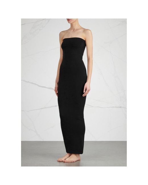 Wolford Black Fatal Stretch-Jersey Maxi Dress