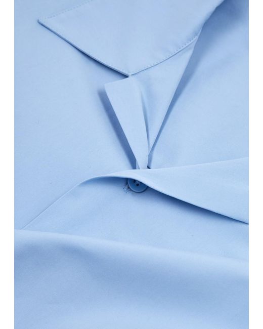 Jil Sander Blue Cotton-poplin Shirt for men
