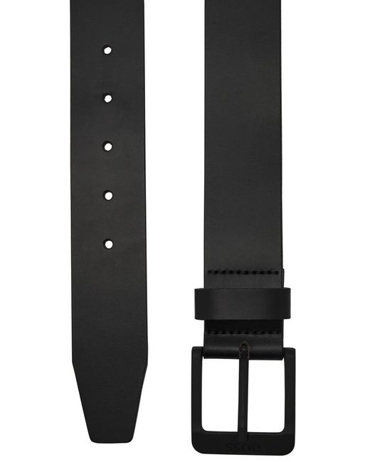 Boss Black Jemio Leather Belt for men