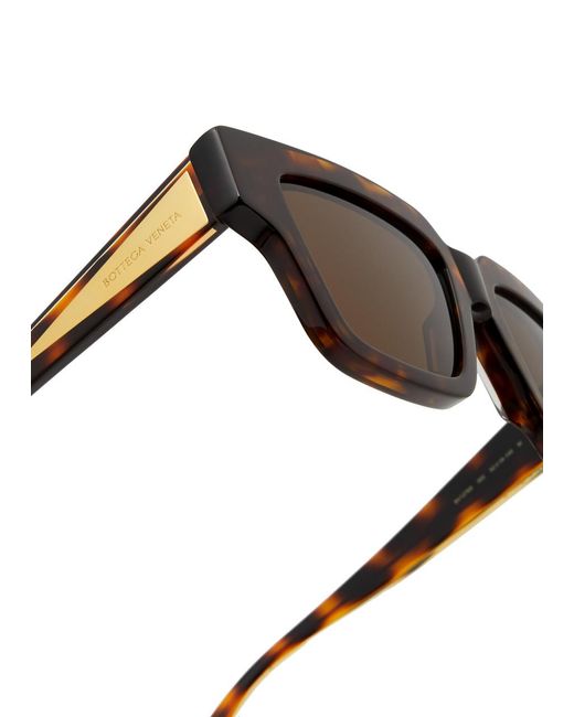 Bottega Veneta Brown Square-frame Sunglasses