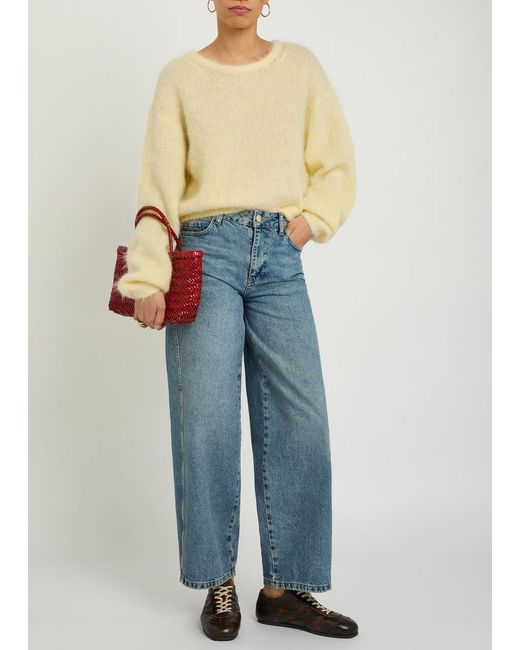 American Vintage Natural Niby Brushed Alpaca-Blend Jumper