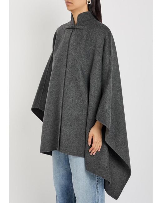 Rohe Gray Pankou Wool And Cashmere-Blend Cape