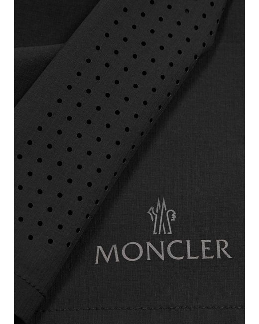 Moncler Black Stretch-nylon Shorts for men
