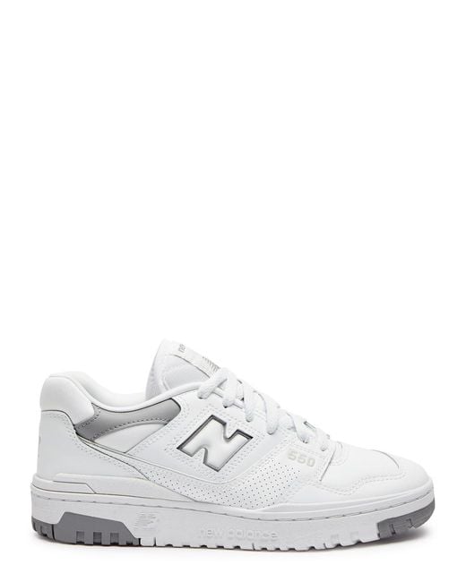 New Balance 550 Leather Sneakers, Sneakers, , Leather in White Lyst