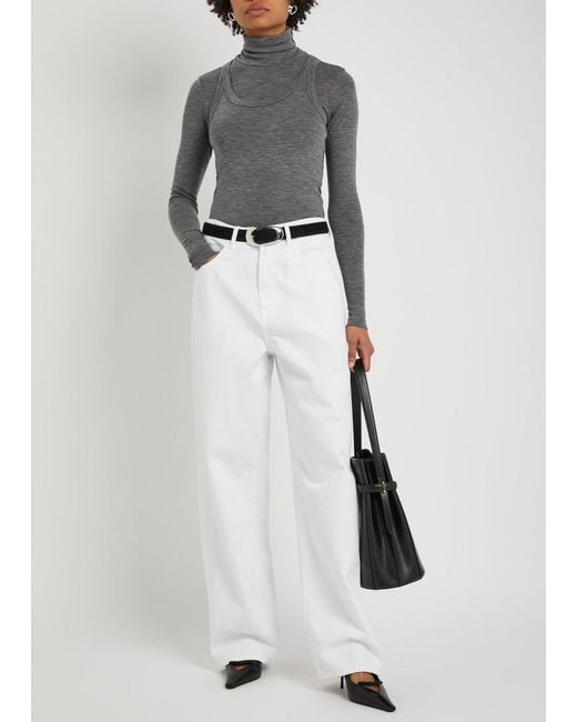 Rohe Gray Layered Wool Top