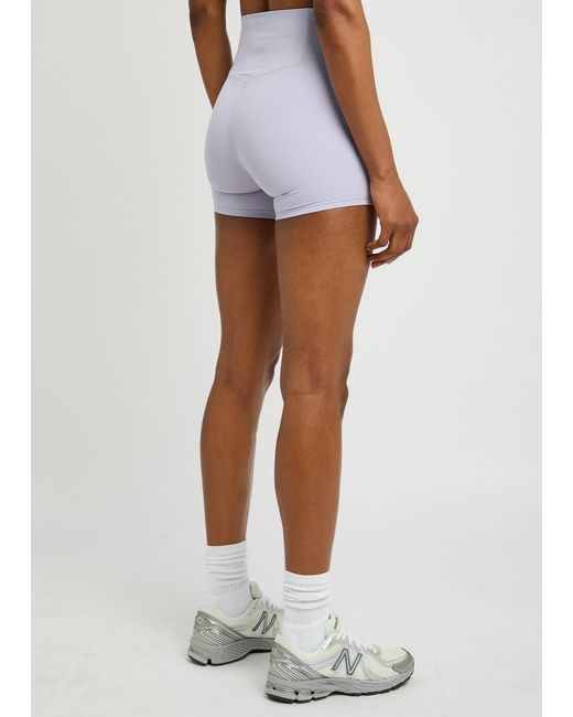 vuori White All The Feels Stretch-Nylon Shorts