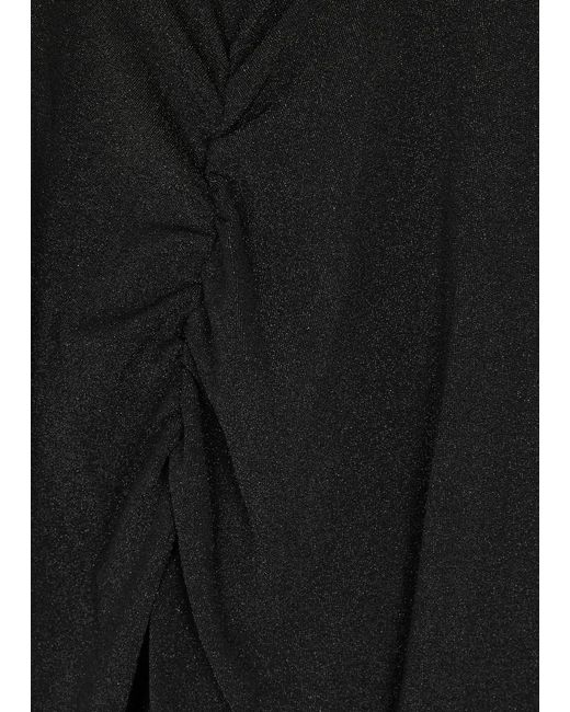 Diane von Furstenberg Black Rich Stretch-jersey Midi Dress