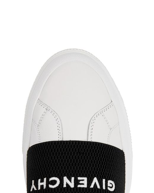 Givenchy White City Court Leather Sneakers, Sneakers, , Leather