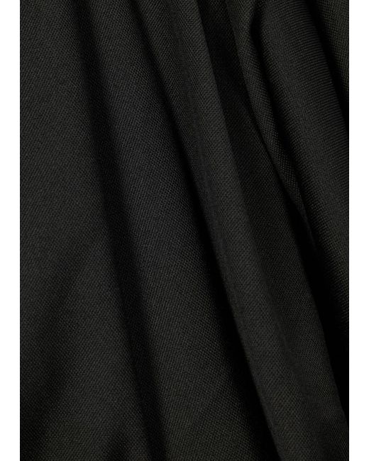 De La Vali Black Bowery Cut-Out Stretch-Jersey Mini Dress