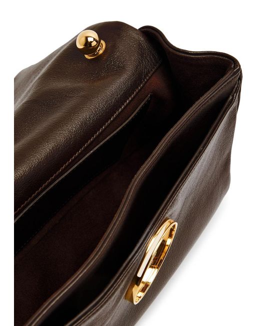 Chloé Gray Heritage Leather Shoulder Bag