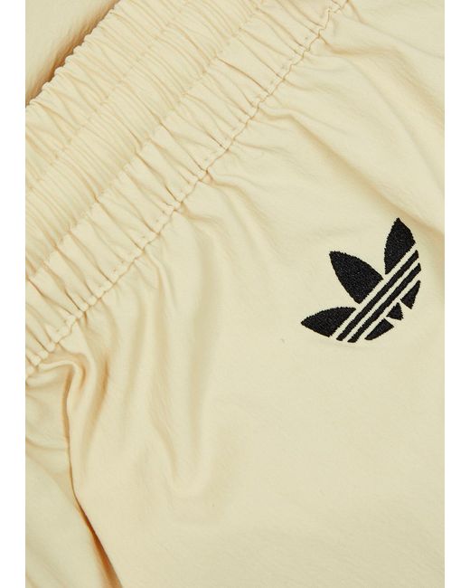 Adidas Natural X Wales Bonner Logo-embroidered Shell Shorts